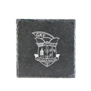 Untersetzer | Schiefer | Logo | Görsbacher Karnevalsverein