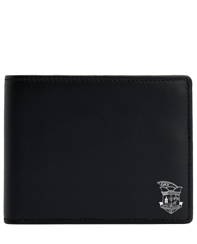 Ledergeldbörse schwarz quer | Görsbacher Karnevalsverein