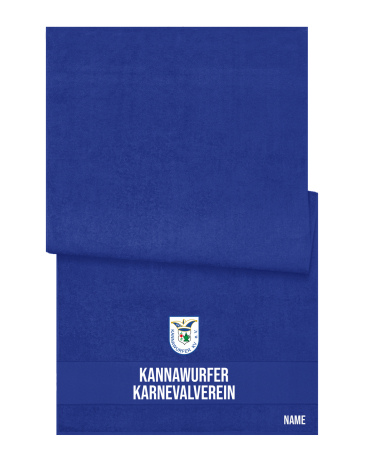 Handtuch | royal blau | Kannawurfer Karnevalverein e.V.