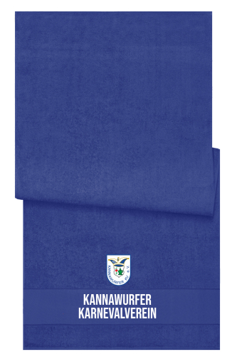 Badetuch/Strandtuch | royal blau | Kannawurfer Karnevalclub e.V.