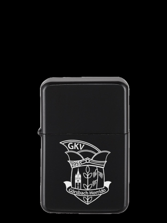 Feuerzeug | Benzin | matt schwarz | nachfüllbar |...