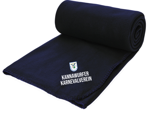 Aufwärmdecke Fleece | navy | Kannawurfer Karnevalverein e.V.