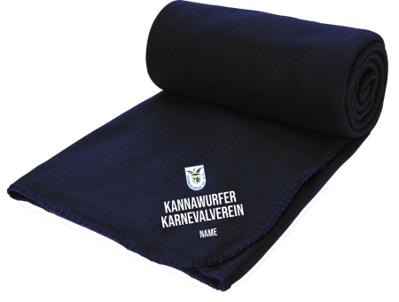 Aufwärmdecke Fleece | navy | Kannawurfer Karnevalverein e.V.