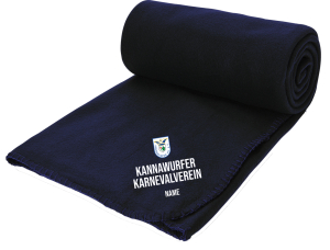Aufwärmdecke Fleece | navy | Kannawurfer Karnevalverein e.V.
