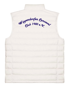 Steppweste Herren | Stanley Stella Climber 2.0 | off white | Wipperdorfer Carneval Club e.V.