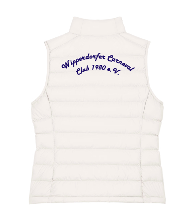 Steppweste Damen | Stanley Stella Climber 2.0 | off white | Wipperdorfer Carneval Club e.V.