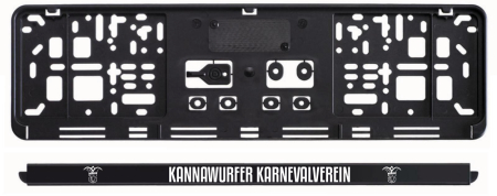 Kennzeichenhalter | Kannawurfer Karnevalclub e.V.