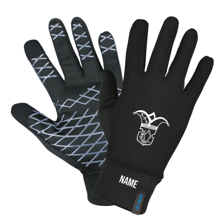 Feldspielerhandschuhe | JAKO | Funktion | warm | schwarz | Kannawurfer Karnevalclub e.V.