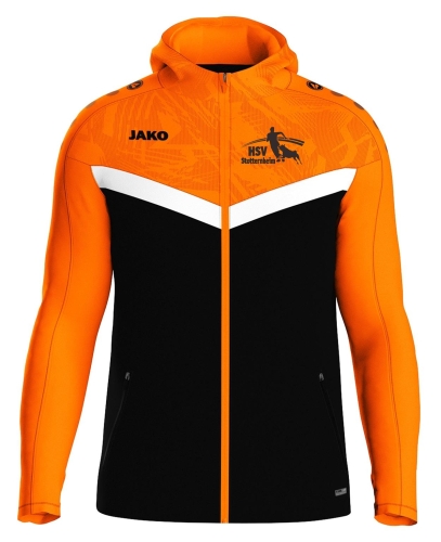 Kapuzenjacke für Kinder/Herren | JAKO Iconic | schwarz/neonorange | Hundesportverein Stotternheim e.V.