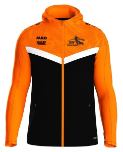 Kapuzenjacke für Kinder/Herren | JAKO Iconic | schwarz/neonorange | Hundesportverein Stotternheim e.V.