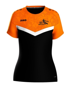 T-Shirt für Damen | JAKO Iconic | schwarz/neonorange | Hundesportverein Stotternheim e.V.