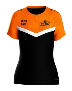 T-Shirt für Damen | JAKO Iconic | schwarz/neonorange | Hundesportverein Stotternheim e.V.