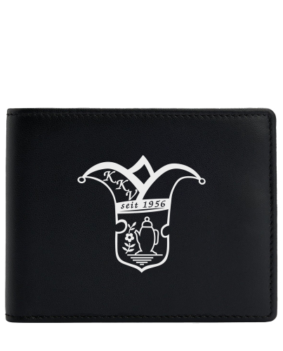 Ledergeldbörse schwarz quer | Kannawurfer Karnevalclub e.V.
