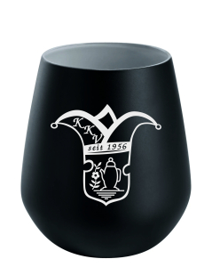 Universalglas | Windlicht | matt schwarz | 420ml | Kannawurfer Karnevalverein e.V.