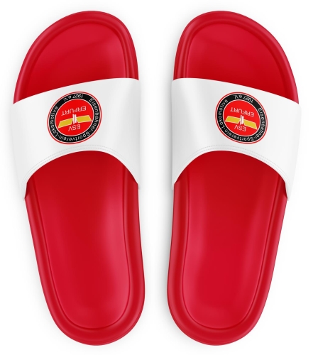 Badeschuhe | Logo | rot-weiß | ESV Lokomotive Erfurt 1927 e.V.