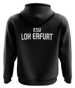 Hoodie Kinder/Herren | schwarz | Logo groß | ESV Lokomotive Erfurt 1927 e.V.