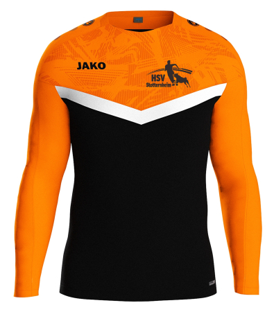 Sweatshirt  für Kinder/ Herren | JAKO Iconic | schwarz/neonorange | Hundesportverein Stotternheim e.V.