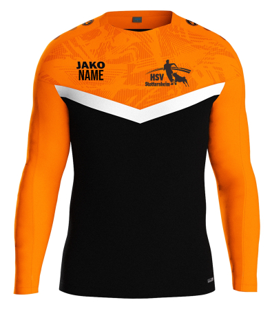 Sweatshirt  für Kinder/ Herren | JAKO Iconic | schwarz/neonorange | Hundesportverein Stotternheim e.V.