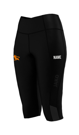 Capri Tight für Damen | JAKO Power | schwarz | Hundesportverein Stotternheim e.V.