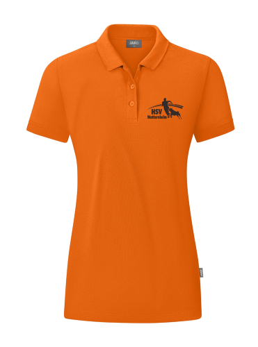 Poloshirt für Damen | JAKO Organic | orange | Hundesportverein Stotternheim e.V.