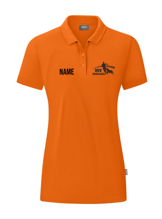 Poloshirt für Damen | JAKO Organic | orange | Hundesportverein Stotternheim e.V.