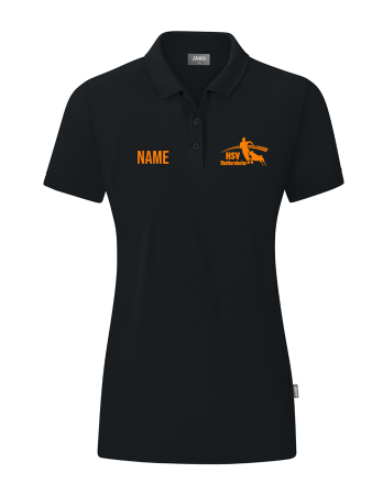 Poloshirt für Damen | JAKO Organic | schwarz | Hundesportverein Stotternheim e.V.