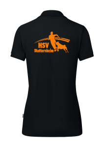 Poloshirt für Damen | JAKO Organic | schwarz | Hundesportverein Stotternheim e.V.