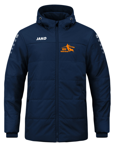 Coachjacke Team mit Kapuze | Kinder/Herren | JAKO | marine | Hundesportverein Stotternheim e.V.