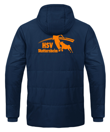 Coachjacke Team mit Kapuze | Kinder/Herren | JAKO | marine | Hundesportverein Stotternheim e.V.