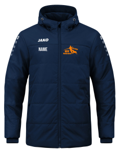 Coachjacke Team mit Kapuze | Kinder/Herren | JAKO | marine | Hundesportverein Stotternheim e.V.