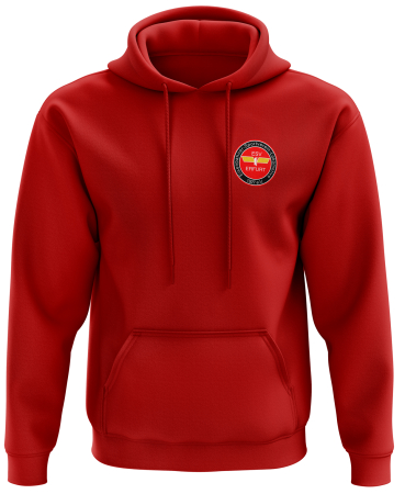 Hoodie Kinder/Herren | rot | Logo klein | ESV Lokomotive...