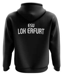 Hoodie Kinder/Herren | schwarz | Logo klein | ESV Lokomotive Erfurt 1927 e.V.