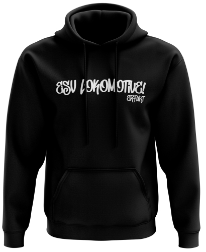 Hoodie Kinder/Herren | schwarz | Graffiti | ESV Lokomotive Erfurt 1927 e.V.