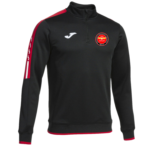 Zipper  für Kinder/Herren | JOMA Olimpiada | schwarz/rot | ESV Lokomotive Erfurt 1927 e.V.