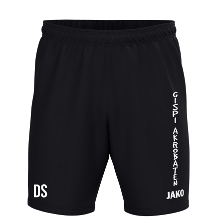 Trainingsshort | JAKO One | Kinder/Herren | schwarz | Gispi Akrobaten
