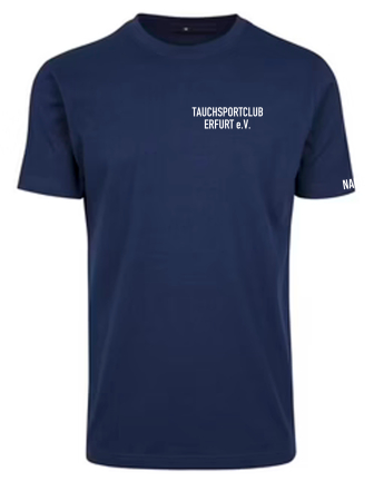 T-Shirt für Herren | Build Your Brand | navy | Tauchsportclub Erfurt e.V.