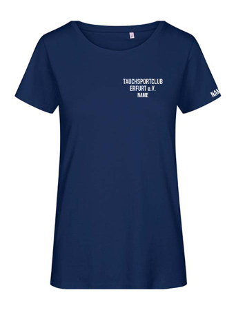 T-Shirt für Damen | Promodoro | french navy | Tauchsportclub Erfurt e.V.