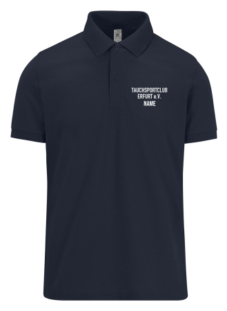 Poloshirt für Herren | B&C | navy | Tauchsportclub Erfurt e.V.
