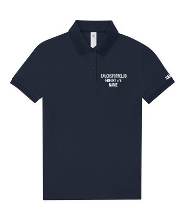 Poloshirt für Damen | B&C | navy | Tauchsportclub Erfurt e.V.