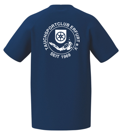 T-Shirt für Herren | Erima CMPT Wings | new navy/weiß | Tauchsportclub Erfurt e.V.
