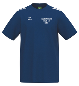 T-Shirt für Herren | Erima CMPT Wings | new navy/weiß | Tauchsportclub Erfurt e.V.