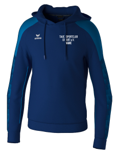 Kapuzensweat für Kinder/Herren | Erima Evo Star | new navy/mykonos blue | Tauchsportclub Erfurt e.V.