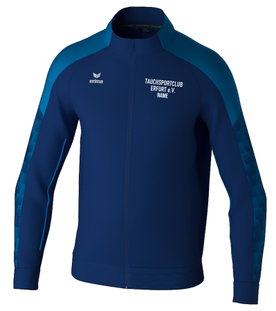 Trainingsjacke Unisex| Erima Evo Star | new navy/mykonos blue | Tauchsportclub Erfurt e.V.