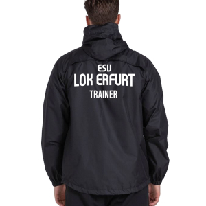 Regenjacke für Herren | JOMA Olimpiada | Trainer | schwarz | ESV Lokomotive Erfurt 1927 e.V.