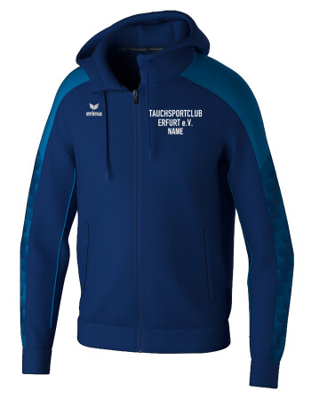 Trainingsjacke mit Kapuze Herren| Erima Evo Star | new navy/mykonos blue | Tauchsportclub Erfurt e.V.