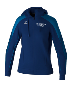 Trainingsjacke mit Kapuze Damen| Erima Evo Star | new navy/mykonos blue | Tauchsportclub Erfurt e.V.