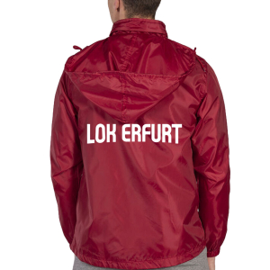 Regenjacke für Kinder/Herren | JOMA Iris | rot | ESV Lokomotive Erfurt 1927 e.V.