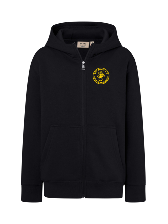 Kapuzen-Sweatjacke | Hakro | Kinder | schwarz | USV...