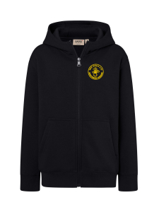 Kapuzen-Sweatjacke | Hakro | Kinder | schwarz | USV Erfurt Karate