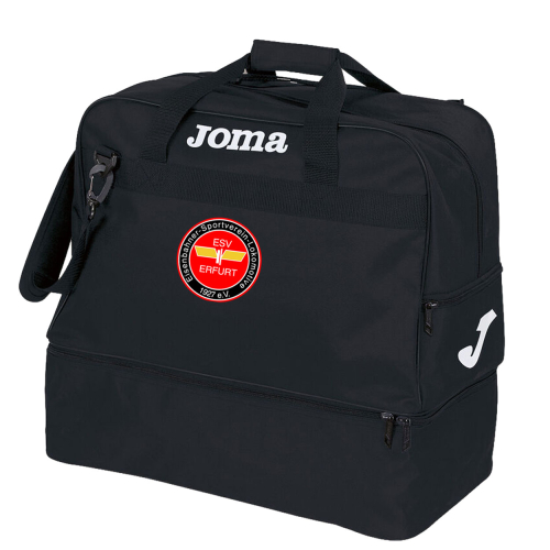 Sporttasche mit Bodenfach | JOMA Training III  | schwarz | ESV Lokomotive Erfurt 1927 e.V.